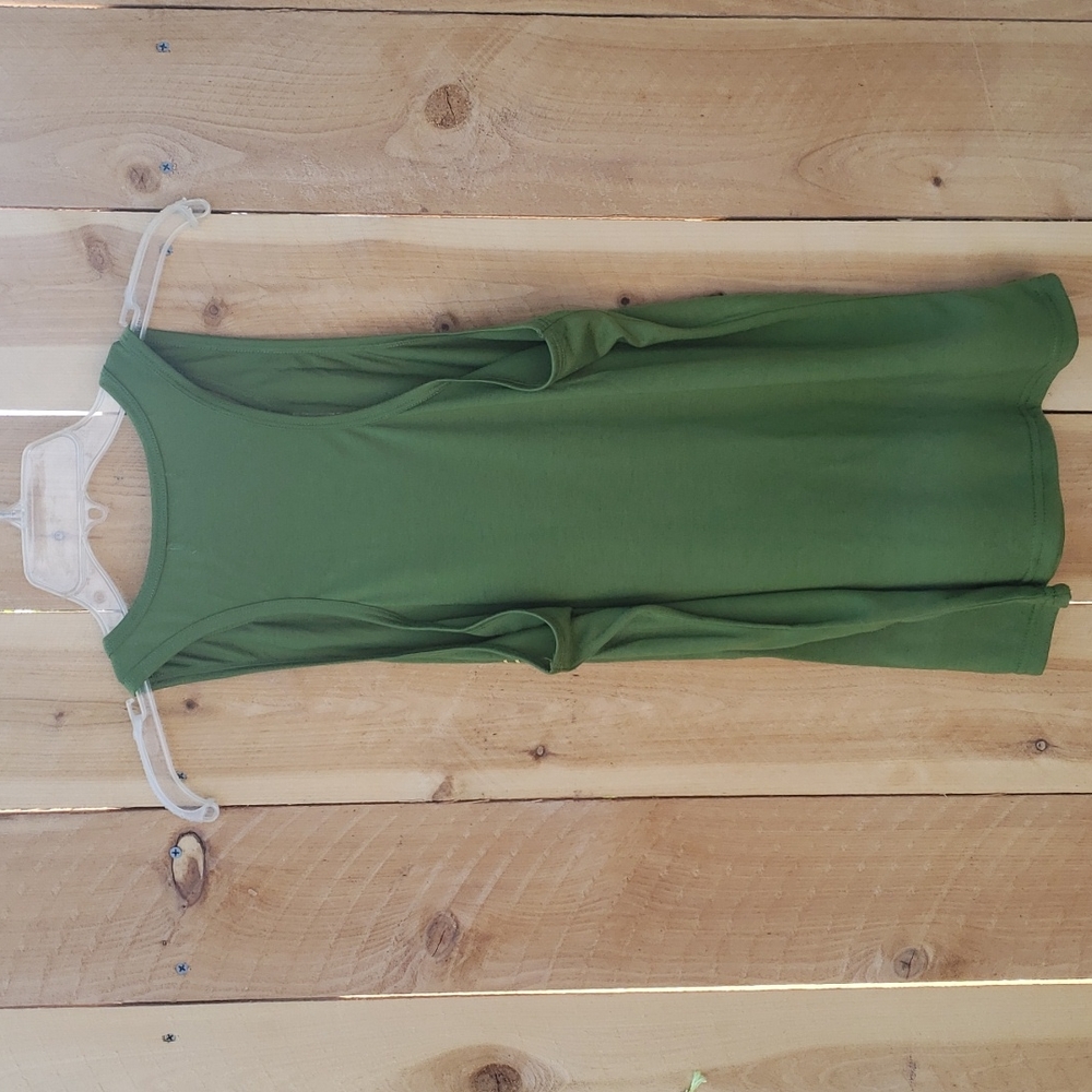 I'm Mostly Peace Love And Light And A Little  Go **** Yourself Green Tank top - Picture 3 of 6